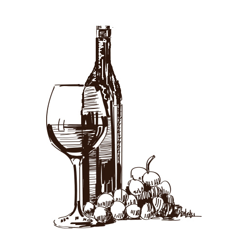 bottle of wine Beaujolais-Village